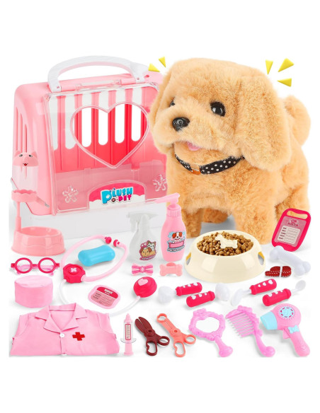 Juego de Veterinario 30PCS Perrito Robot Artkid 3+ Años