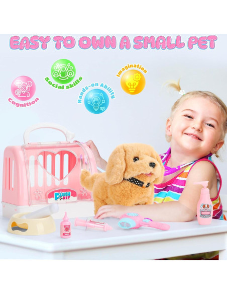 Juego de Veterinario 30PCS Perrito Robot Artkid 3+ Años