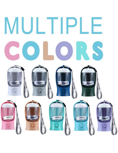 Botella de Agua para Perros Cibaabo 250ml con Comida y Bolsas