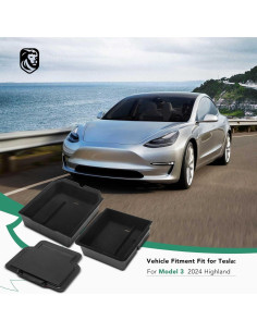 Organizador de Consola Central YHTAUTO 3PCS para Tesla Model 3 2