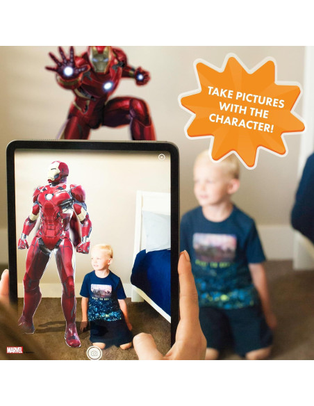 Adhesivo Pared Iron Man Wall Palz 60.96 cm Realidad Aumentada