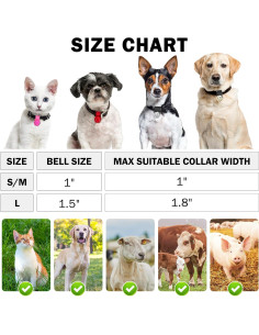 Campana para Perros SCENEREAL, 2 Campanas Antirrobo Plata 2