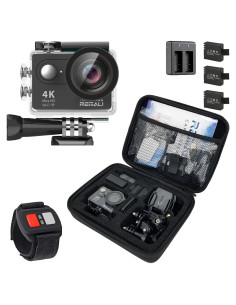 Cámara de Acción REMALI CaptureCam 4K Ultra HD 12MP WiFi