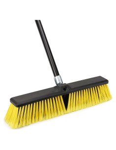 Escoba de Empuje KeFanta 18" Amarilla para Exterior