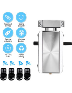 Cerradura Inteligente Geevorks con Control Remoto Antirrobo 2