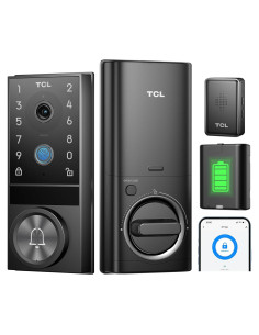 Cerradura de Video Inteligente TCL D1 Max 2K WiFi con Huella