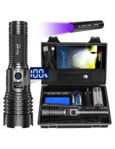 Linterna Goreit LED 990,000 Lúmenes USB Impermeable