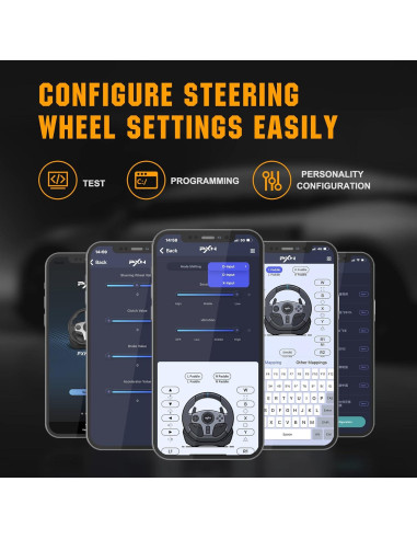 Volante de Juego PXN V9 con Pedales y Palanca - 270/900 Grados