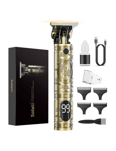 Cortadora de Cabello Solati JY-D001 Inalámbrica con LCD