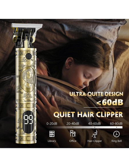 Cortadora de Cabello Solati JY-D001 Inalámbrica con LCD