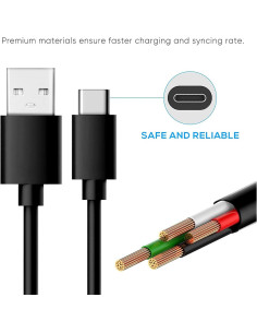 Cable de carga USB C Love your yy para Marshall y Zamkol 2