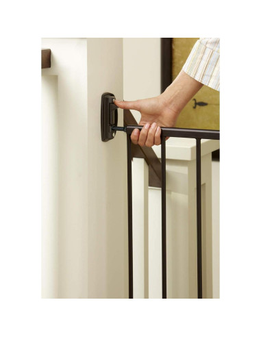 Puerta para Mascotas North States Windsor 73-121 cm Bronce Mate