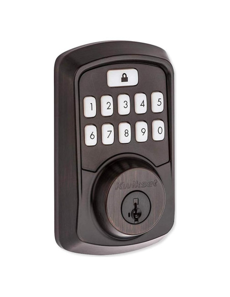 Cerradura Inteligente Kwikset Aura Bluetooth Teclado Bronce