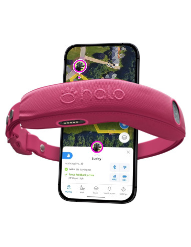 Halo Collar 4 GPS para Perros - Collar Inalámbrico Impermeable
