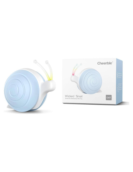 Juguete Interactivo Cheerble Caracol Malvado para Gatos