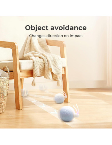 Juguete Interactivo Cheerble Caracol Malvado para Gatos