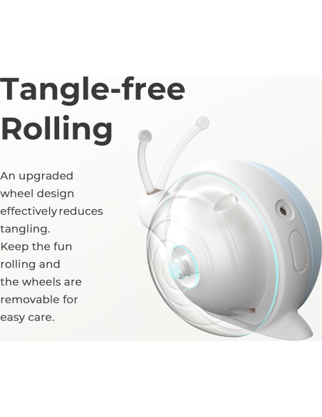 Juguete Interactivo Cheerble Caracol Malvado para Gatos