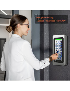 Teclado Control Acceso Inalámbrico AMOCAM S602-TUYA LED 2