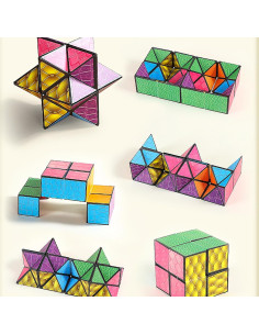 Cubo Mágico 2 en 1 ALaLatois Estrella Juguete Antiestrés 2