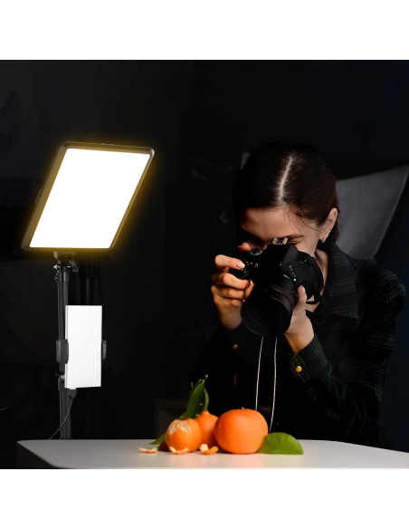 Kit de Iluminación LED NiceVeedi 2800-6500K con Trípode