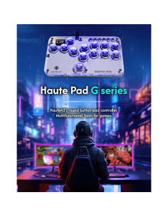 Controlador Arcade Sehawei G13 con RGB y Turbo para PC y Consolas 2