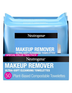 Toallitas Desmaquillantes Neutrogena 50 Unidades - Limpieza Suave