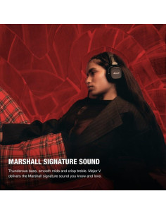 Auriculares Bluetooth Marshall Major V On-Ear, Negro 2