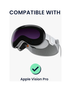 Cubierta de VR kwmobile para Apple Vision Pro - Ligera y Protectora 2