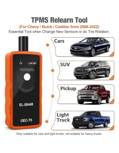 JDIAG EL-50448 Herramienta TPMS 2024 para Neumáticos 2