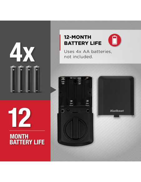 Cerradura Electrónica Kwikset SmartCode 270 Teclado Táctil