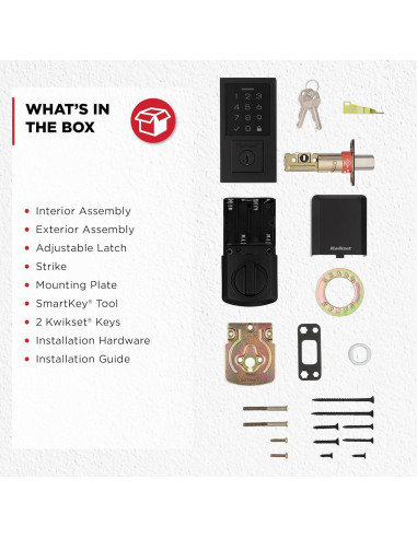Cerradura Electrónica Kwikset SmartCode 270 Teclado Táctil