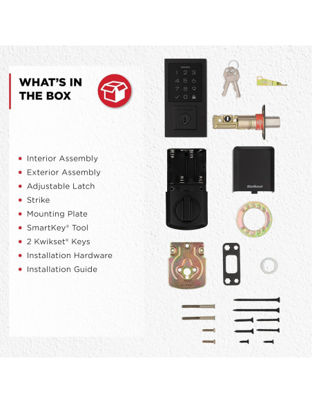 Cerradura Electrónica Kwikset SmartCode 270 Teclado Táctil
