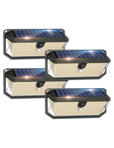 Luces Solares Exteriores SyouHome 4000LM 380 LEDs 3 Modos