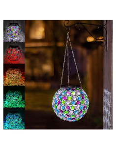 Linterna Solar Decorativa LEWIS&WAYNE Multicolor 19 cm