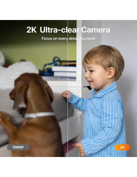 Cámara de Seguridad Tenda CP3 2K WiFi 6 360 Audio Bidireccional