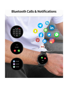 Reloj Inteligente RIVERSONG Motive 7C Negro 1.52" Fitness 2