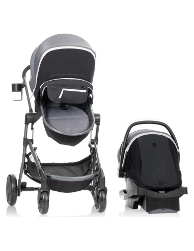 Sistema de Viaje Evenflo Pivot Vizor con Asiento LiteMax