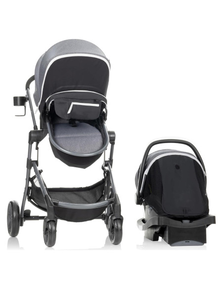 Sistema de Viaje Evenflo Pivot Vizor con Asiento LiteMax