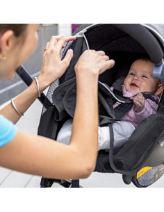 Sistema de Viaje Evenflo Pivot Vizor con Asiento LiteMax 2