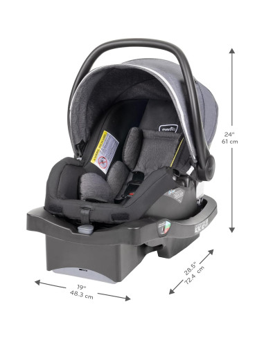 Sistema de Viaje Evenflo Pivot Vizor con Asiento LiteMax