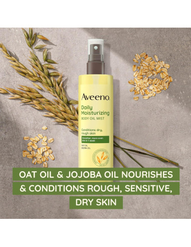 Aceite Corporal Hidratante Aveeno 200 ml con Avena y Jojoba