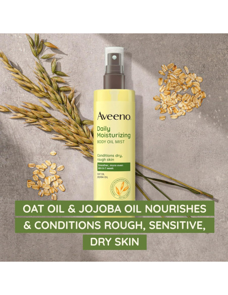 Aceite Corporal Hidratante Aveeno 200 ml con Avena y Jojoba