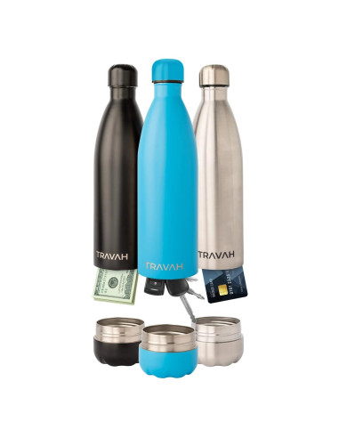 Botella de Acero Inoxidable Travah 500ml Aislada y Portátil