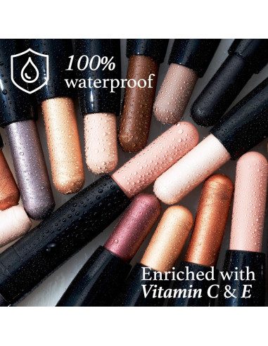 Dúo de Sombra de Ojos Julep 101 Crme-a-Powder Bronce/Dorado