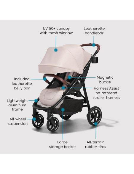 Cochecito Ligero Baby Jogger City Mini Air Marfil