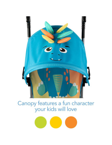 Carrito de Paraguas Cosco Stewie Estegosaurio Plegable