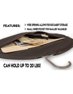 Percha Caja Fuerte Stash-it Oculta para Objetos de Valor 2