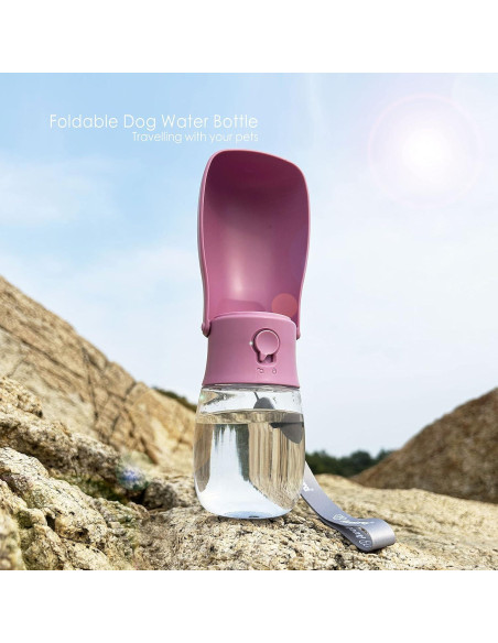 Botella de Agua Plegable Avelora 300ml para Mascotas