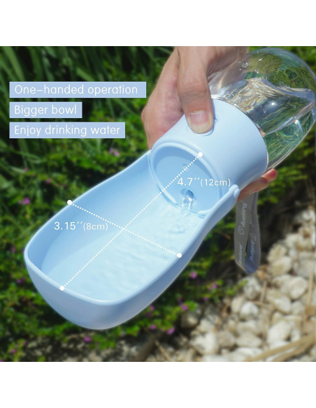 Botella de Agua Plegable Avelora 300ml para Mascotas