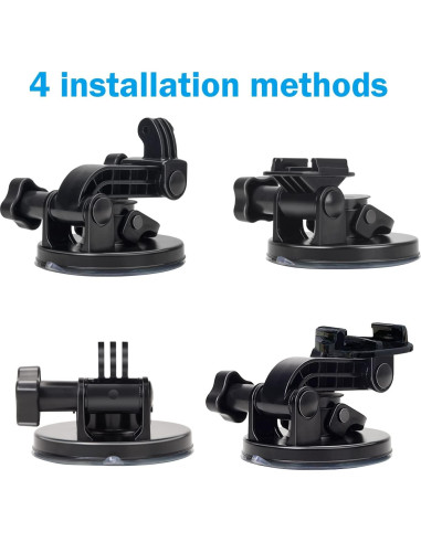 Soporte de Ventosa Suptig para GoPro Hero 13/12/11/10/9/8